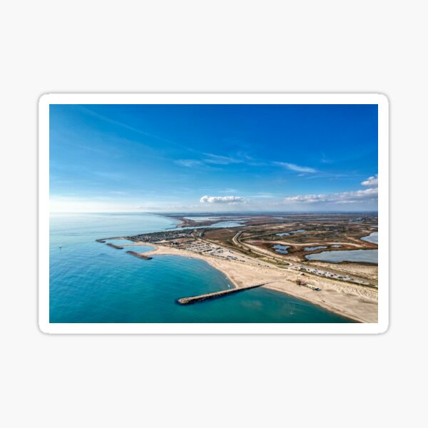 Breathtaking view of the mouth of the Petit Rhône Sticker