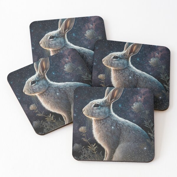 Item preview, Chinese Rabbit / Bunny in Cosmos New Year Drawing designed and sold by krazybookz.