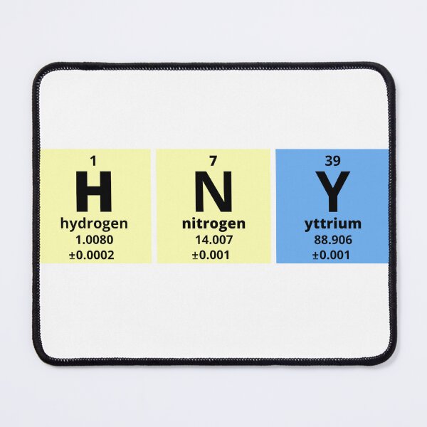 Item preview, Happy New Year in periodic table of elements designed and sold by TheBoycottStore.