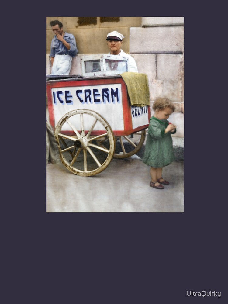 Italy, San Severo. Ice Cream Cart, 1944. by UltraQuirky