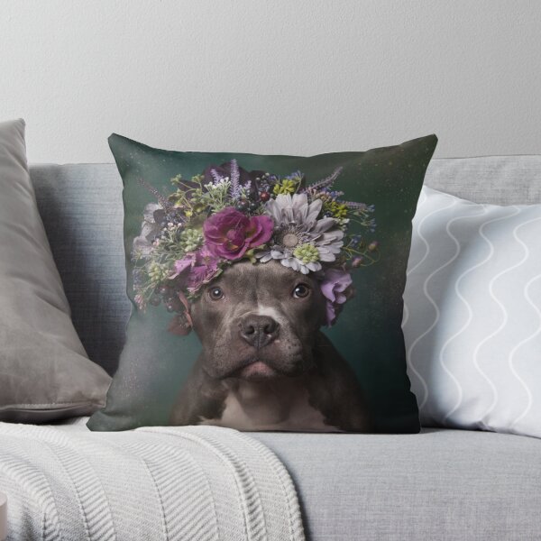 Flower Power, Tater Tot Throw Pillow