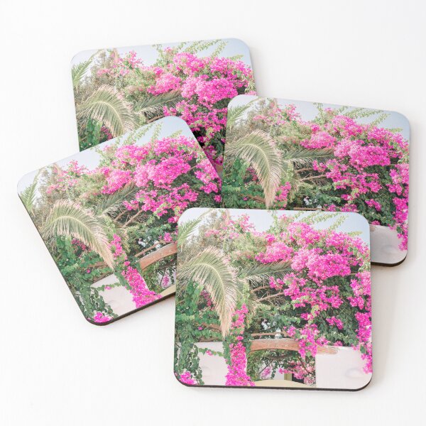 Item preview, Milos 0003: Bougainvillea and yellow door, Pollonia, Milos, Greece designed and sold by Laura de Roeck.