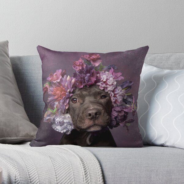 Flower Power, Dax Throw Pillow