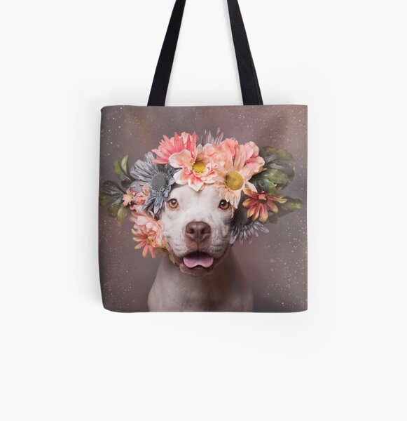 Flower Power, Ivy All Over Print Tote Bag