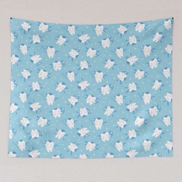 Item preview, Tooth Fairy on Blue designed and sold by Jacqueline Hurd.