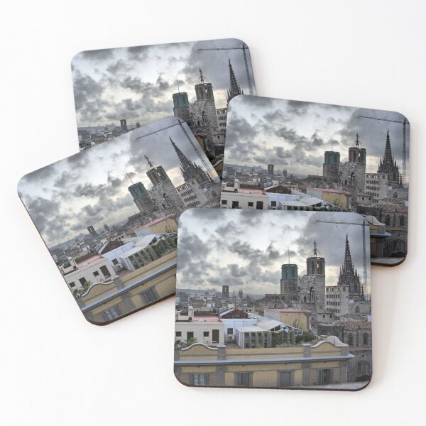 Item preview, Barcelona Skyline designed and sold by Paul Thompson Photography.