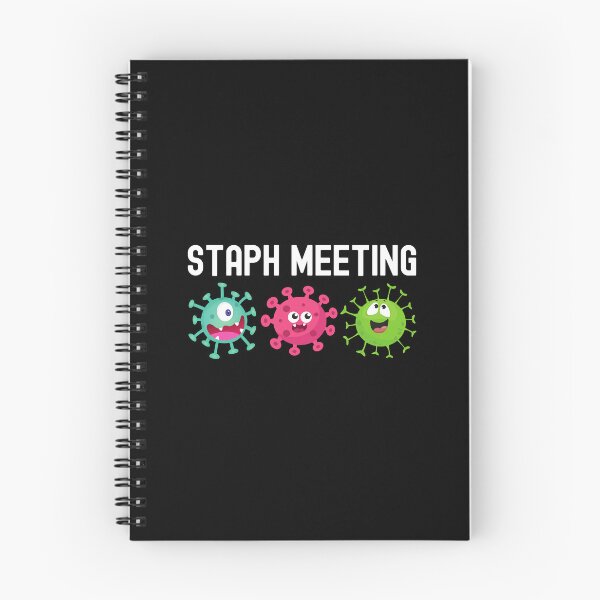 Item preview, Staph Meeting - Microbiologist, Microbiology, Germs, Bacteria, Microbiome, Funny Science, PCR, Funny Laboratory, STEM, Molecular Biology, Biochem, Cellular Biology designed and sold by jadedscientist.