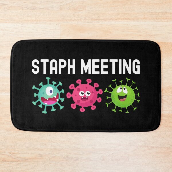 Item preview, Staph Meeting - Microbiologist, Microbiology, Germs, Bacteria, Microbiome, Funny Science, PCR, Funny Laboratory, STEM, Molecular Biology, Biochem, Cellular Biology designed and sold by jadedscientist.