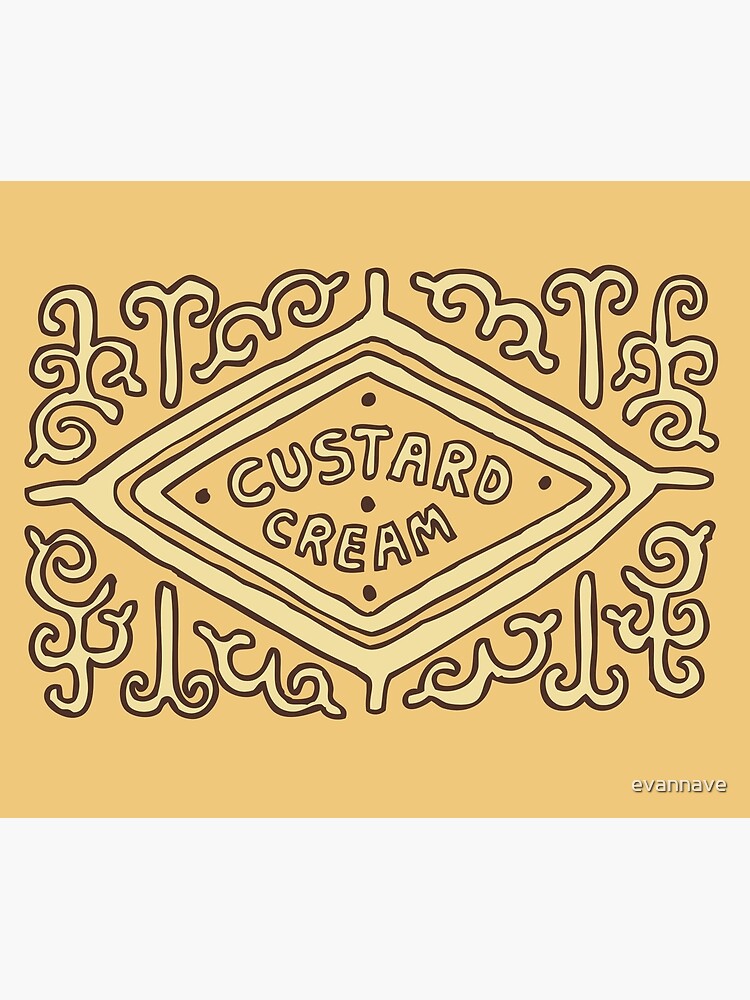 Custard Cream British Biscuit by evannave