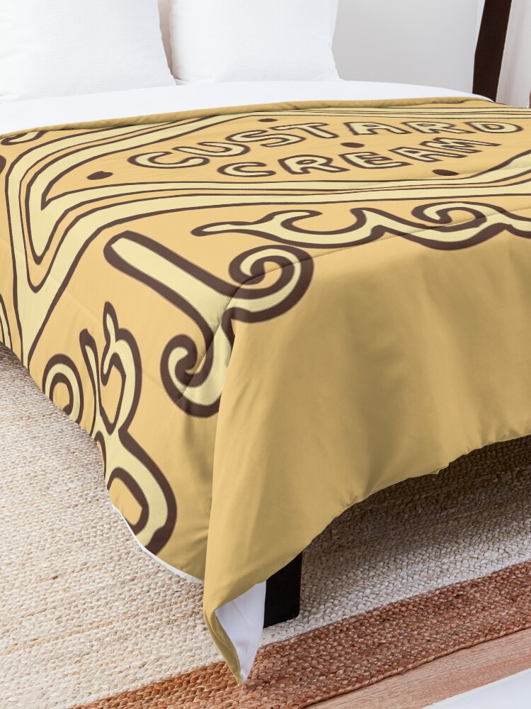 Alternate view of Custard Cream British Biscuit Comforter