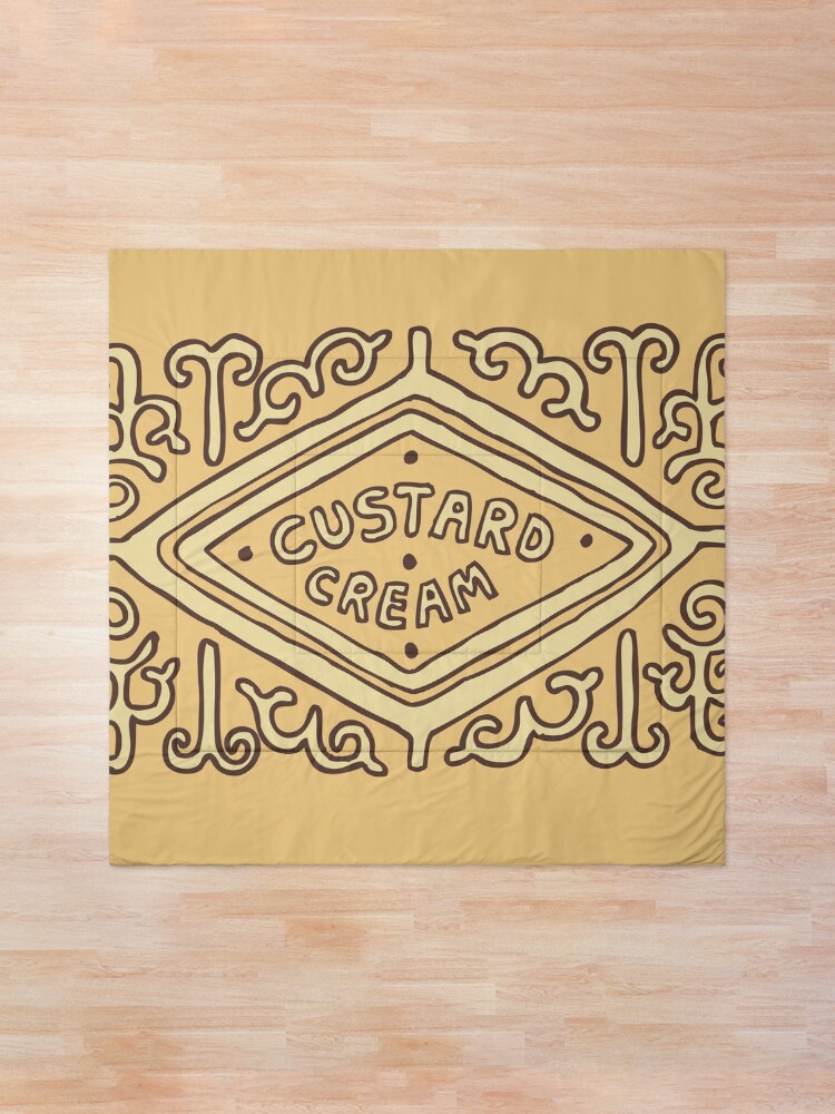 Alternate view of Custard Cream British Biscuit Comforter