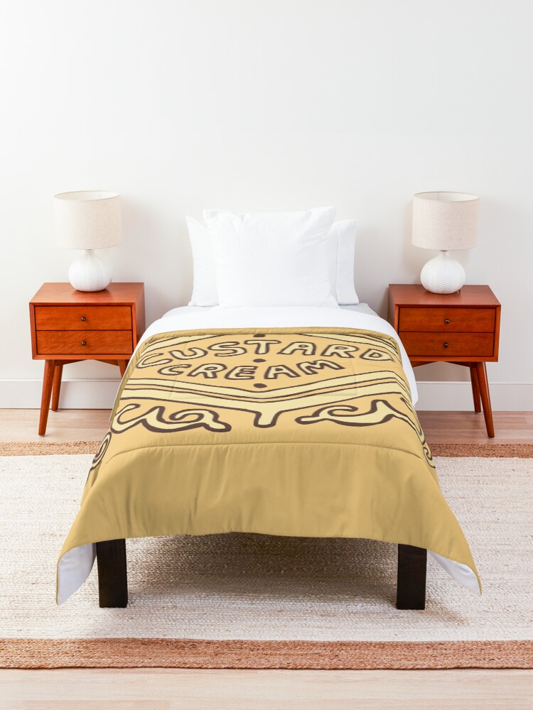 Alternate view of Custard Cream British Biscuit Comforter