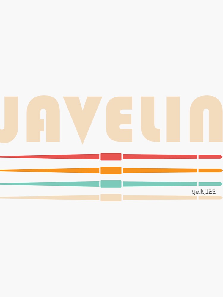 "Javelin Thrower Throwing Coach Track and Field" Sticker for Sale by