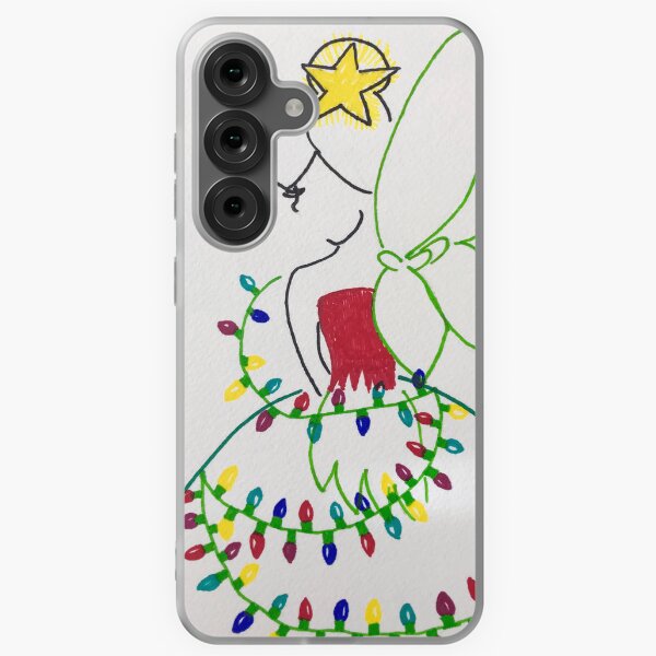 Item preview, Silhouette of a fairy Merry Christmas  designed and sold by sharsoceanarts.
