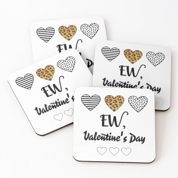 Item preview, Ew, Valentines Day, 3 Hearts, Leopard, Stripes, Dots designed and sold by artfulnotebook.