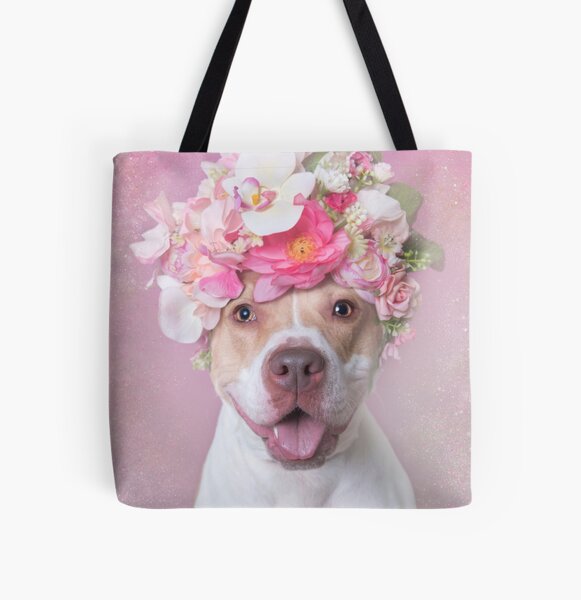 Flower Power, Blossom All Over Print Tote Bag