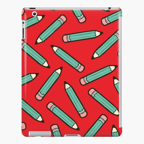 Pencil Power Red Pattern iPad Snap Case