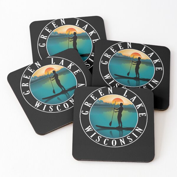 Item preview, Green Lake Wisconsin Paddleboarding designed and sold by BirdsEyeWorks.