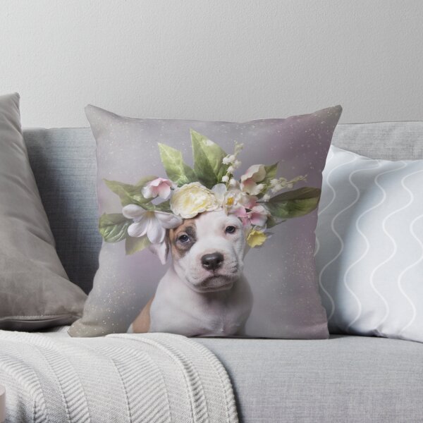 Flower Power, Adam Throw Pillow