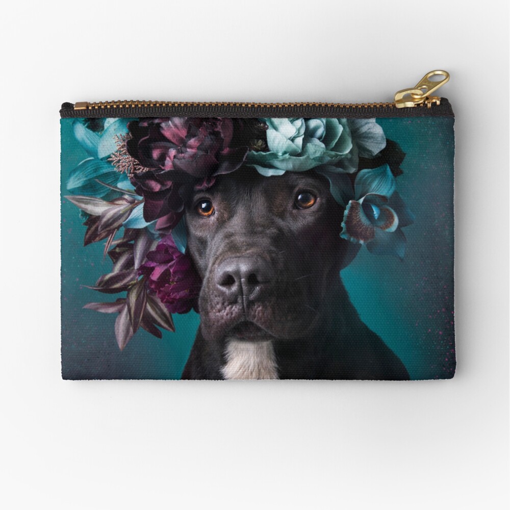Flower Power, Aden Zipper Pouch