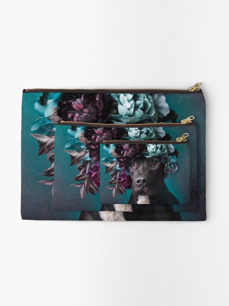 Alternate view of Flower Power, Aden Zipper Pouch