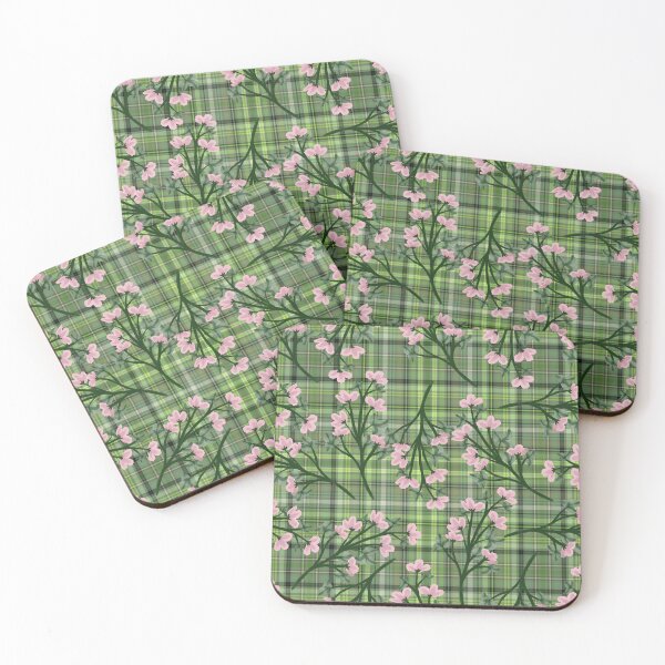 Item preview, Floral Plaid AOP designed and sold by VirtualFaries.