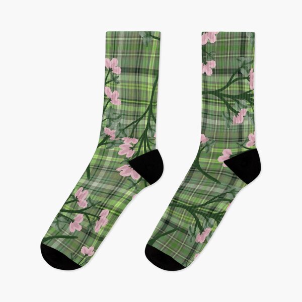 Item preview, Floral Plaid AOP designed and sold by VirtualFaries.
