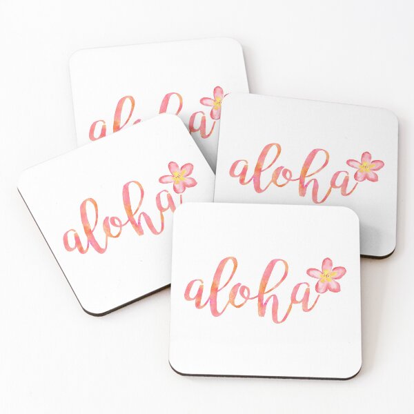 Item preview, Aloha Hawaii Plumeria Watercolor Floral designed and sold by blueskywhimsy.