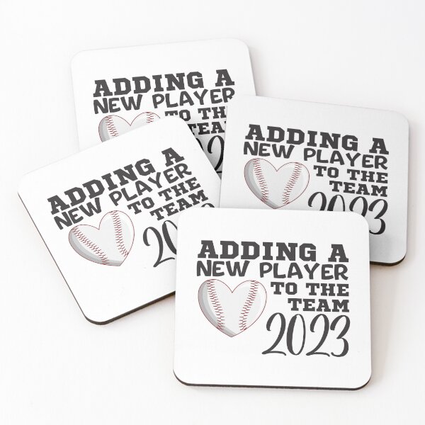 Item preview, Adding a new player to the team 2023 baseball pregnancy announcement  designed and sold by PERsonalthreads.