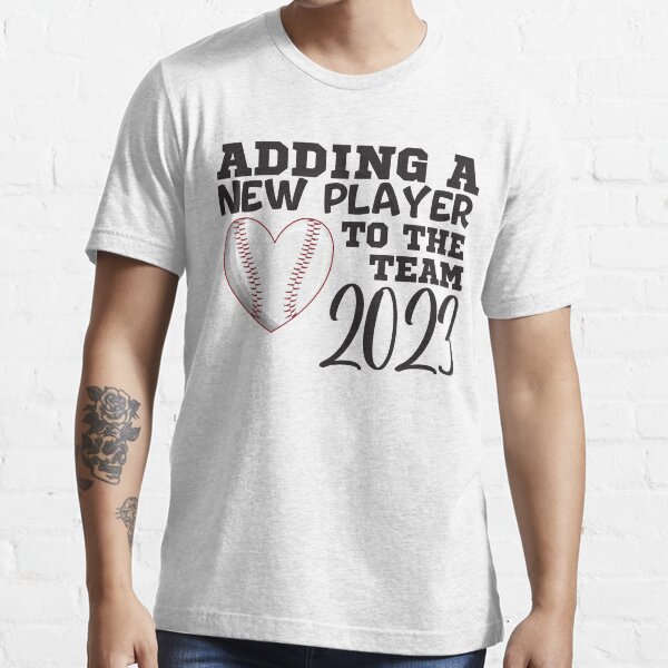 "Adding a new player to the team 2023 baseball pregnancy announcement