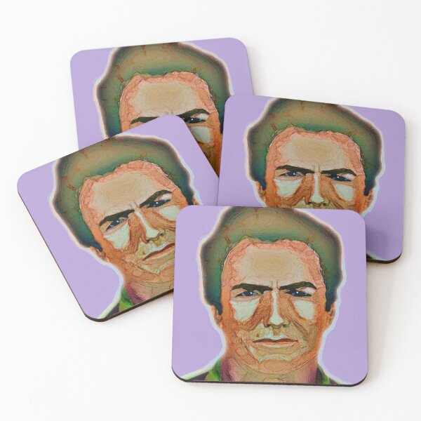 Item preview, Portrait of Clint Eastwood designed and sold by hillydevon.