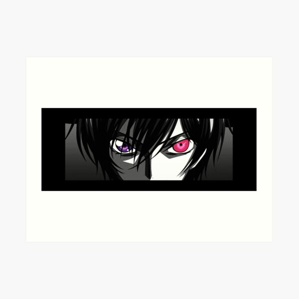 Lelouch Lamperouge vi Britannia from Code Geass Anime Art Print