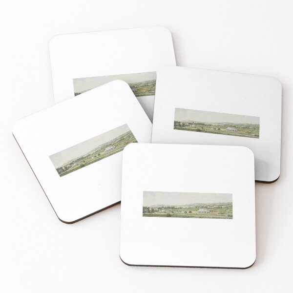 Item preview, Long Landscape Watercolor Painting Vintage designed and sold by Cottage Core.