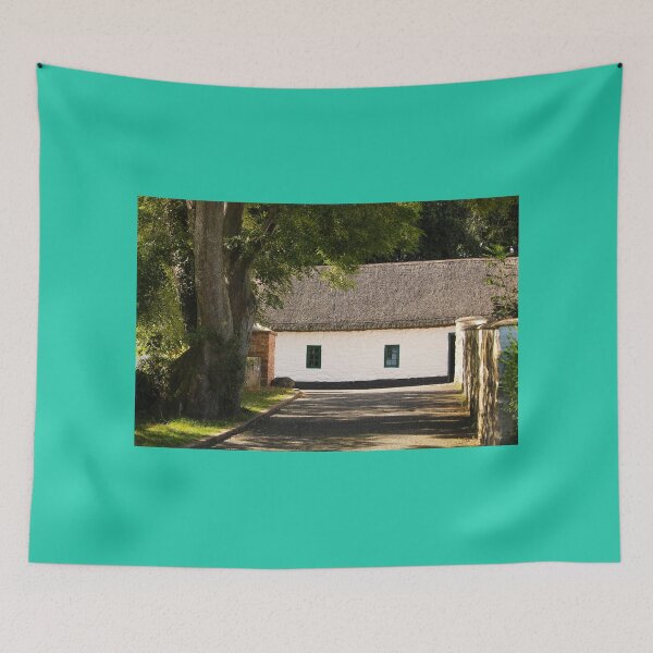 Item preview, Sun Dappled Lane Thatched Cottage Northern Ireland designed and sold by eddiebarronshop.