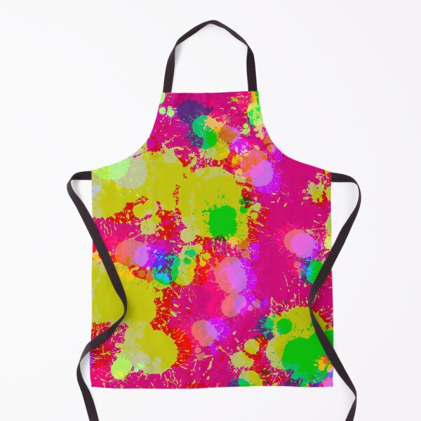 Item preview, Multicolor and Pink Splashes of Paint Pattern Design designed and sold by theprintedclub.