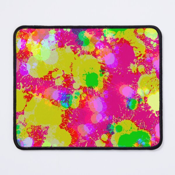 Item preview, Multicolor and Pink Splashes of Paint Pattern Design  designed and sold by theprintedclub.