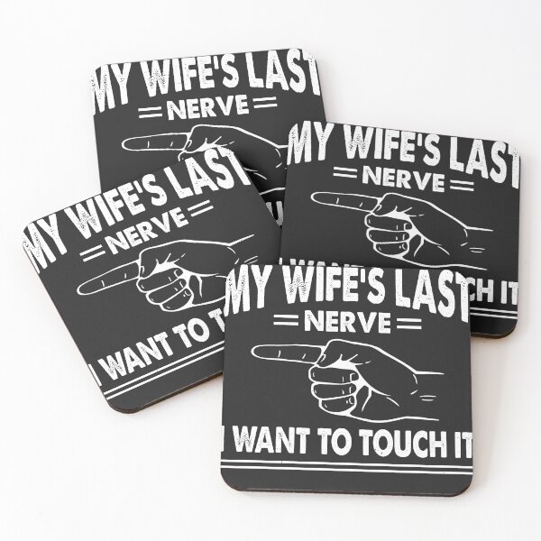 Item preview, Oh Look My Wife's Last Nerve I Want To Touch it Fun Husband designed and sold by Sofia Stor ⭐⭐⭐⭐⭐.