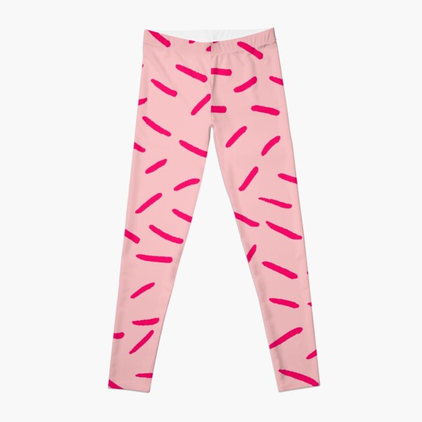 Pink Hundreds & Thousands Pattern Leggings