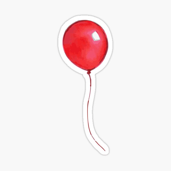 red balloon Sticker