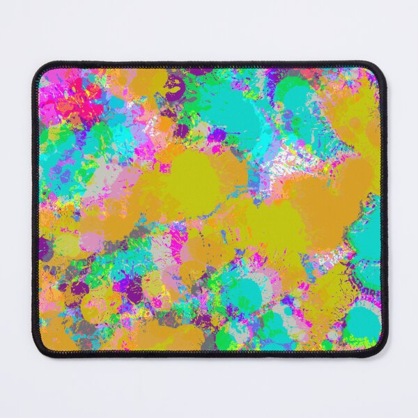 Item preview, Multicolor and Blue and Yellow Splashes of Paint Pattern Design designed and sold by theprintedclub.
