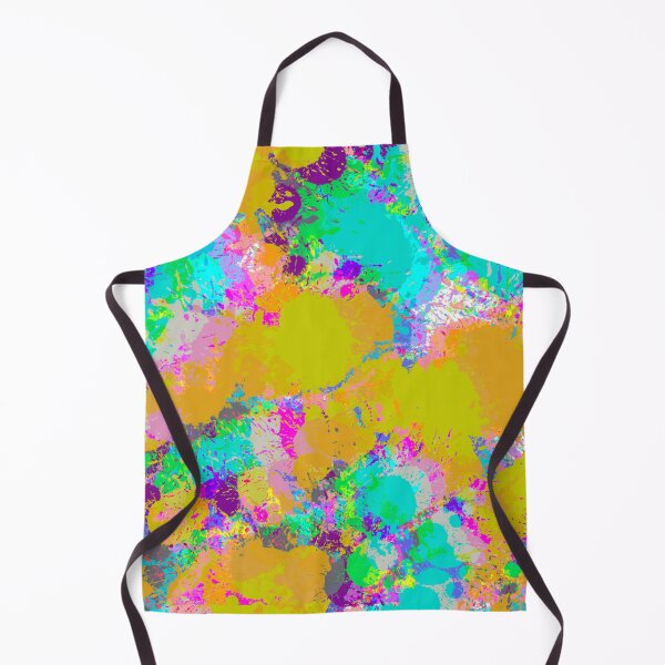 Item preview, Multicolor and Blue and Yellow Splashes of Paint Pattern Design designed and sold by theprintedclub.
