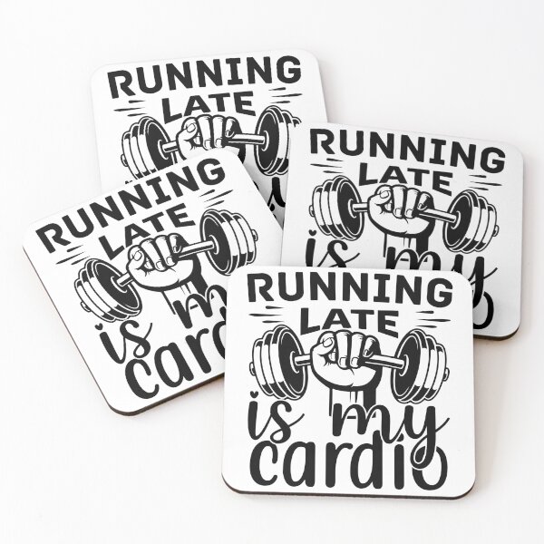 Item preview, Running Late Is My Cardio designed and sold by to-esu.