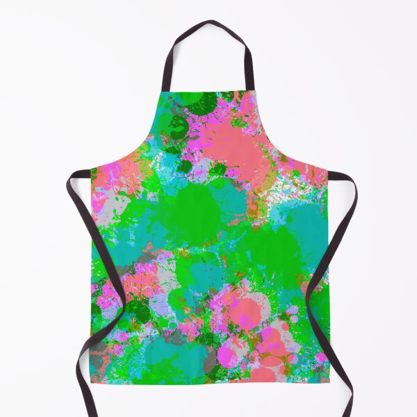 Item preview, Multicolor Blue, Green and Pink Splashes of Paint Pattern Design designed and sold by theprintedclub.