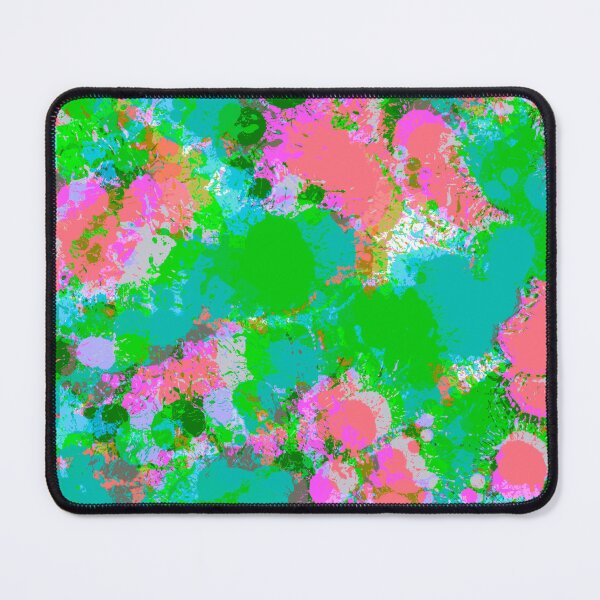 Item preview, Multicolor Blue, Green and Pink Splashes of Paint Pattern Design designed and sold by theprintedclub.