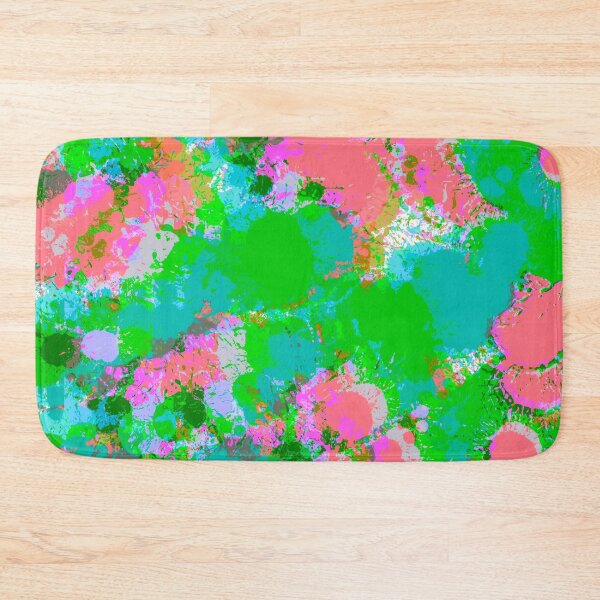 Item preview, Multicolor Blue, Green and Pink Splashes of Paint Pattern Design designed and sold by theprintedclub.