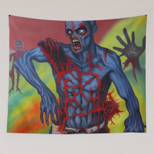 Item preview, Psycho Madness - Blue Zombie designed and sold by PsychoMadness.