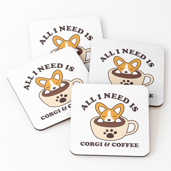 Item preview, Corgi and Coffee designed and sold by taufikrizkyy.