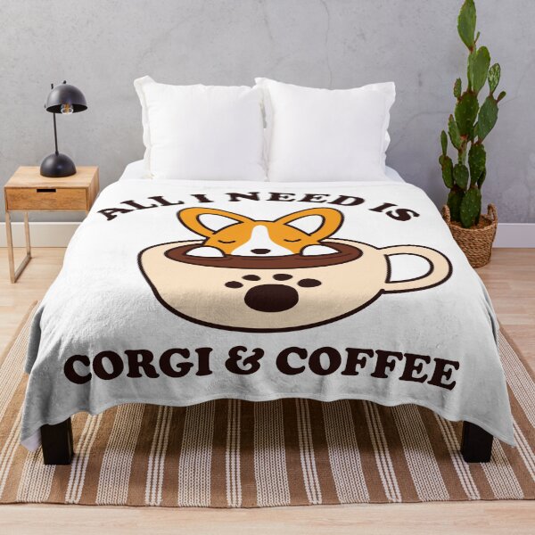 Item preview, Corgi and Coffee designed and sold by taufikrizkyy.