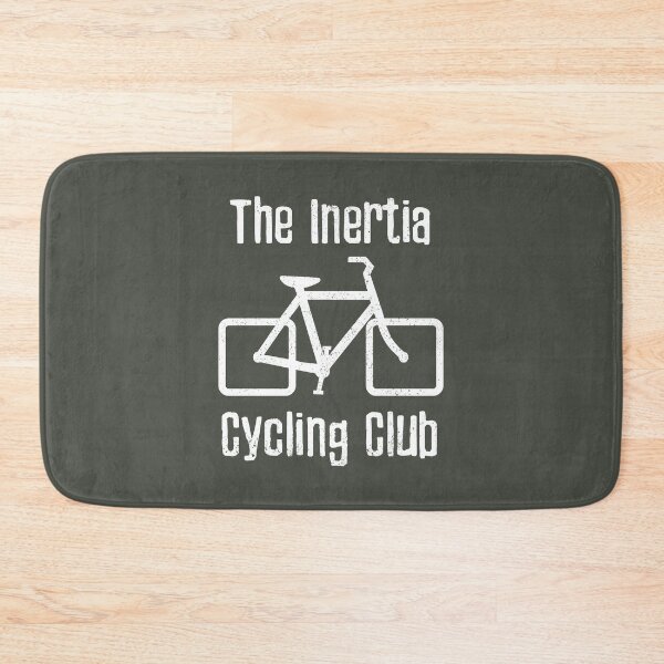 Item preview, The Inertia Cycling Club (white) designed and sold by SolidEarthArt.