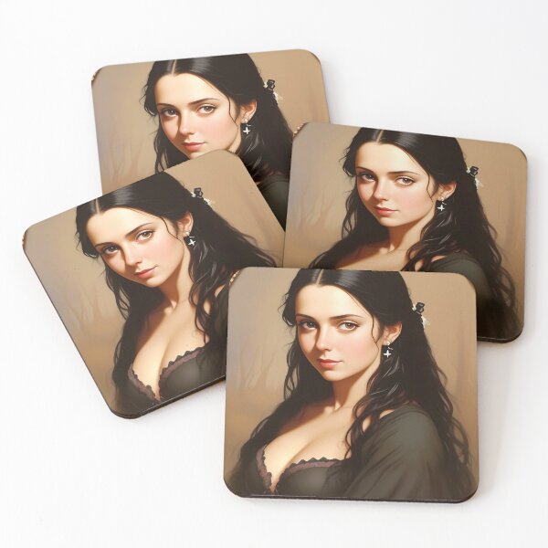 Item preview, Portrait of Woman in Black designed and sold by Ellen Davis.